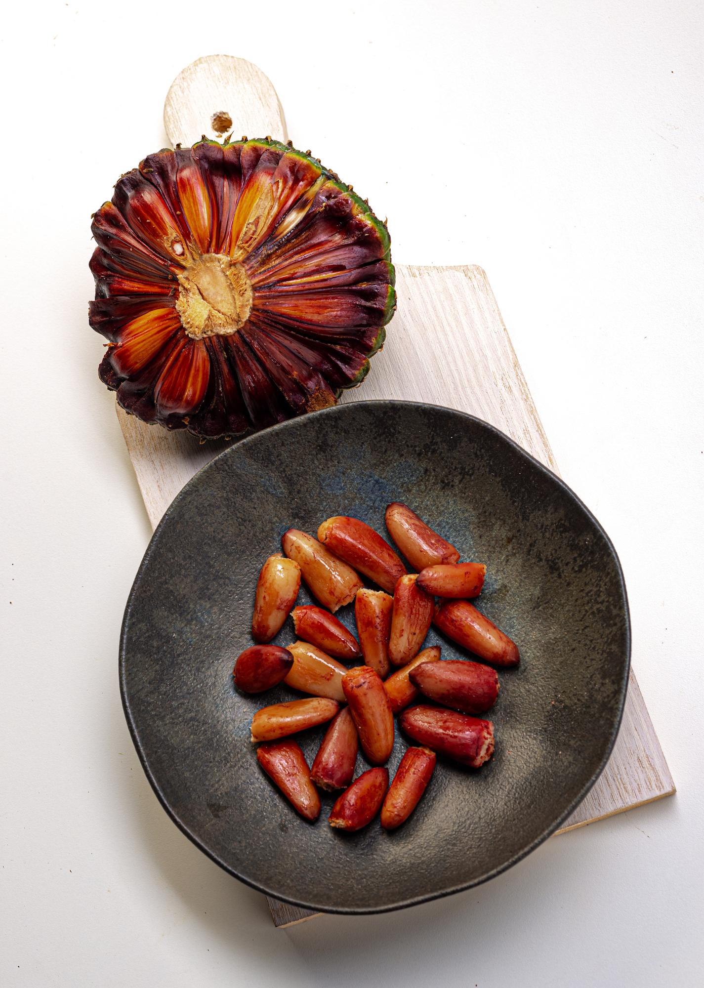slow roasted root vegetables plated on ceramic